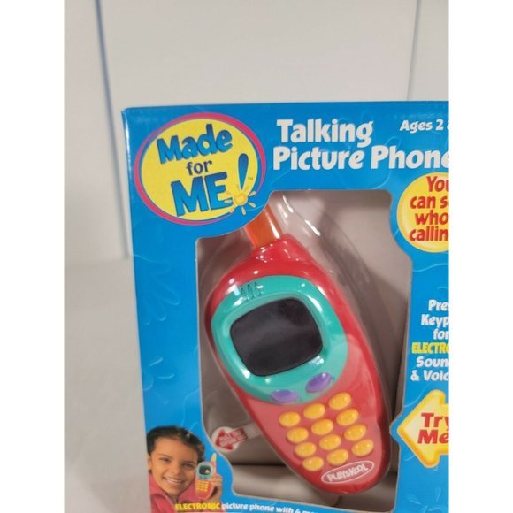 NOS NEW Hasbro 2000 Talking Picture Phone Pretend Play Toddlers Kids - Picture 2 of 9